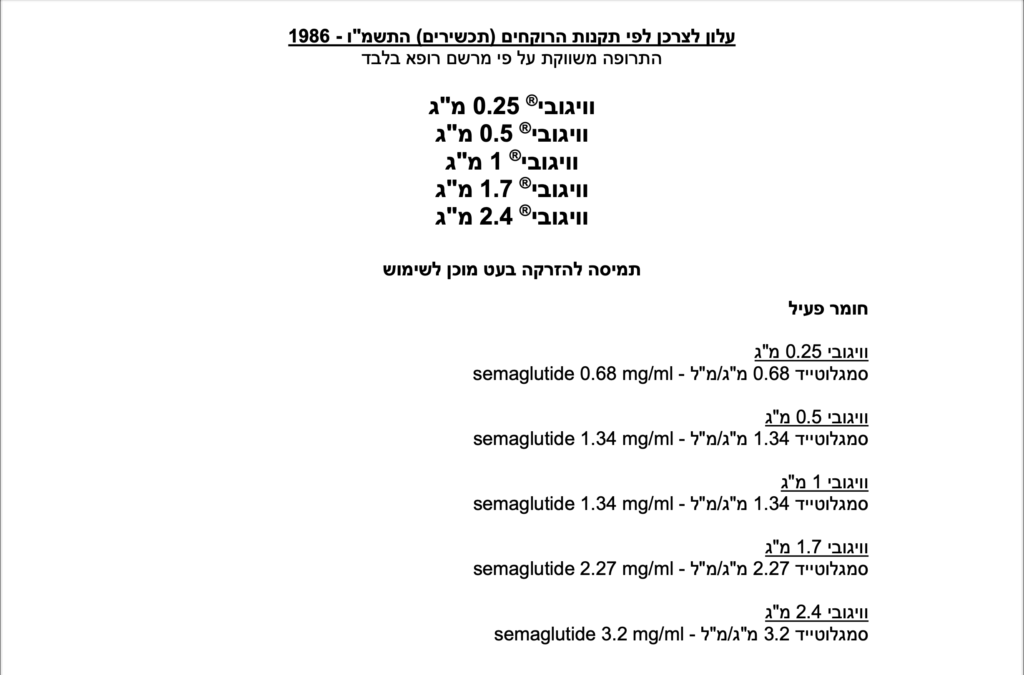 הסבר על המזרק של וויגובי